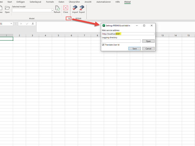 Modifier la plage de ports serveur dans le plugin Excel